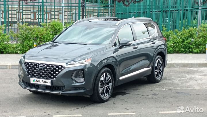 Hyundai Santa Fe 2.0 AT, 2019, 51 000 км