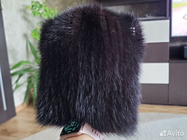 Шапка норковая, новая
