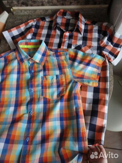 Рубашки GeeJay 2 шт. на рост 164см