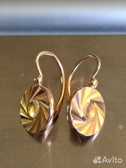 Золотые серьги СССР