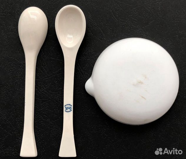 Ложка фарфоровая, пинцет