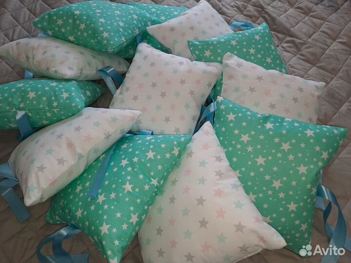 Бортики в детскую кроватку