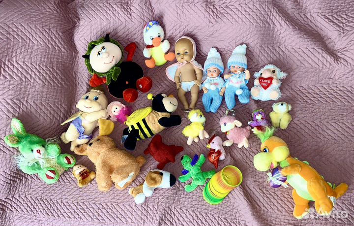 Мягкие игрушки и говорящие