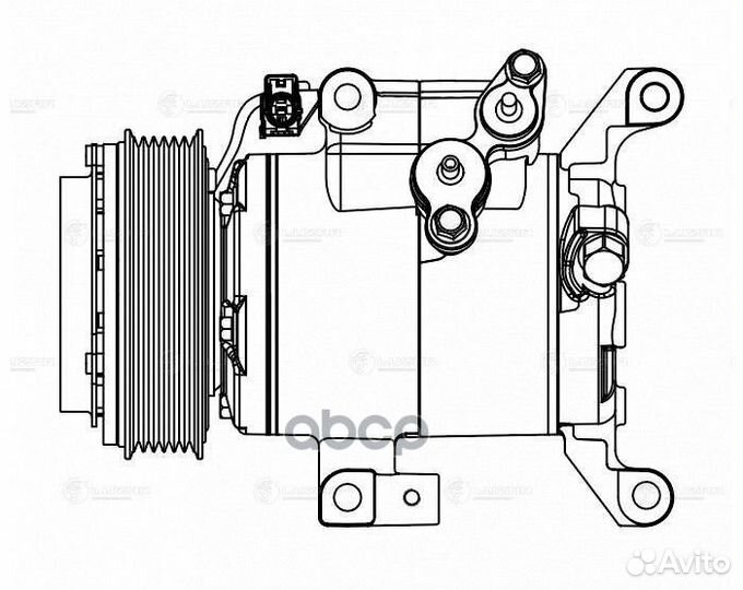 Компрессор кондиционера mazda CX-5 /6 /3 11- LC