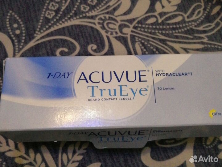 Линзы контактные acuvue TruEye однодневные - 0.5