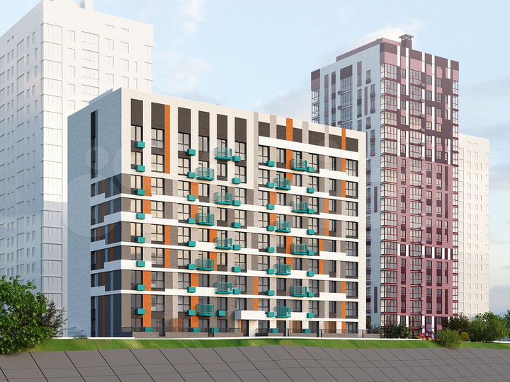 1-к. квартира, 40,5 м², 2/9 эт.