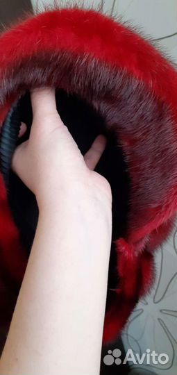 Шапка норковая женская