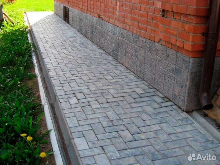 Укладка тротуарной плитки