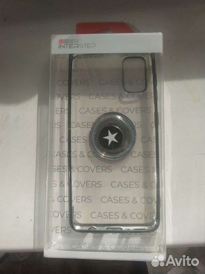 Чехол(клипкейс с кольцом) Samsung a41 новый