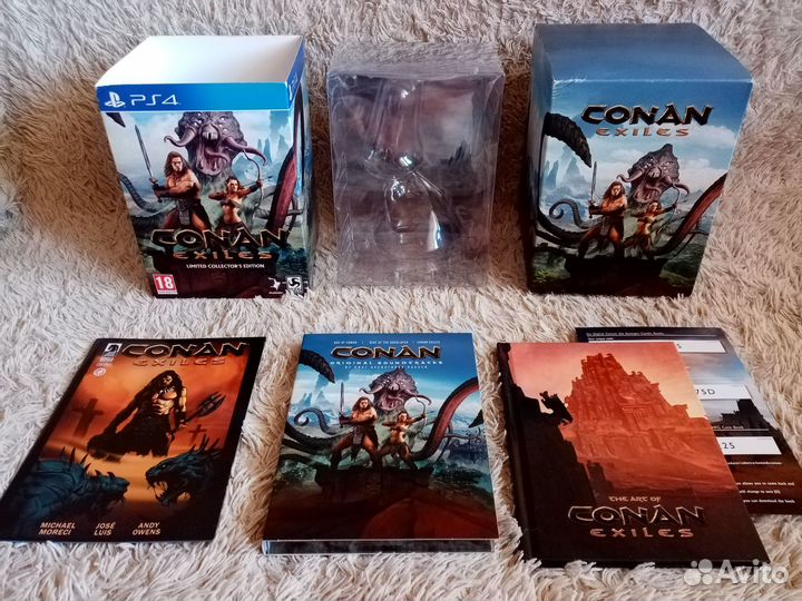 Мерч из лимитированного издания Conan Exiles PS4