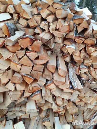 Дрова березовые колотые