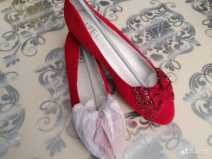 Балетки натуральная кожа 41 размер