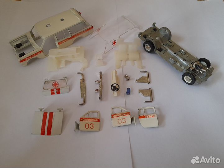 Модель СССР 1 43 Волга газ 24-02 на запчасти