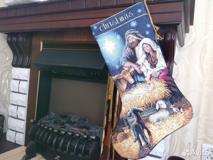 Рождественский сапожок. Ручная работа