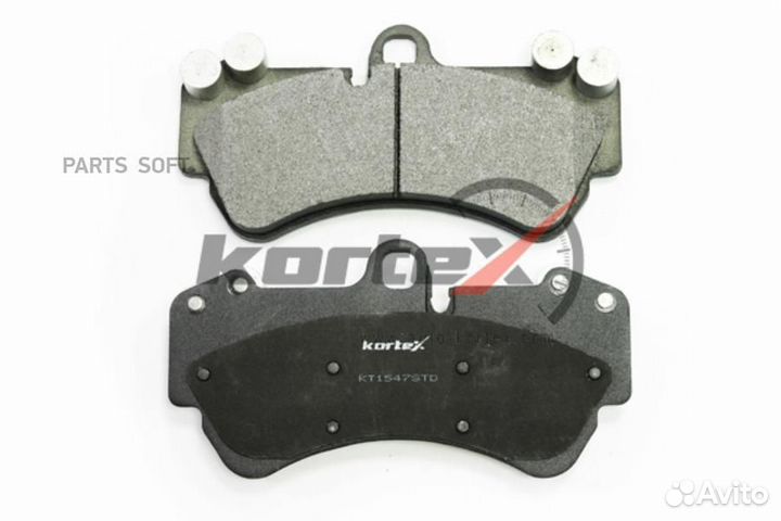 Kortex KT1547STD Колодки торм. vwporsche touaregcayenne R17 перед.к-т KT1547STD