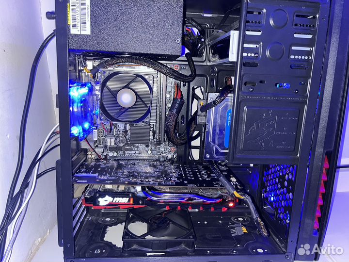 Компьютер i5 7600 20gb ddr4 MSI RX 470 4Gb