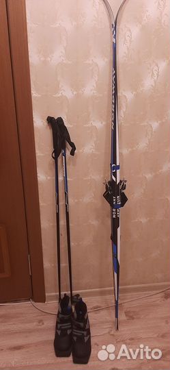 Беговые лыжи,палки,ботинки nordway