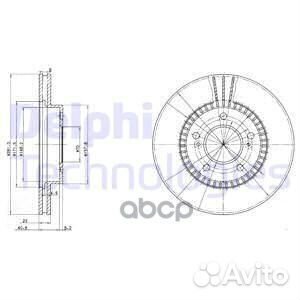 Диск тормозной honda CR-V I 2.0 9502/H-RV 97