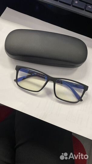 Очки для работы за компьютером с футляром