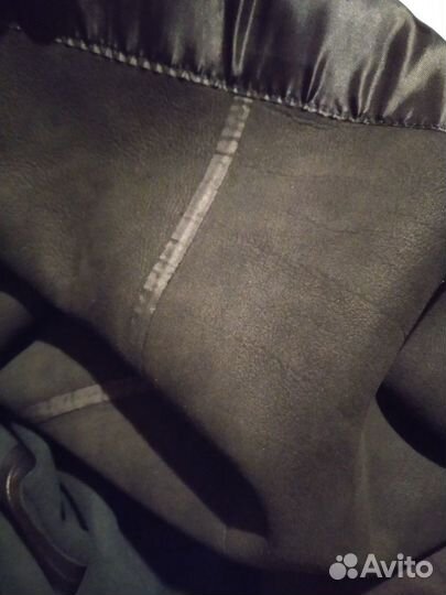 Кожаное пальто,куртка мужская kapraun 52-54 размер