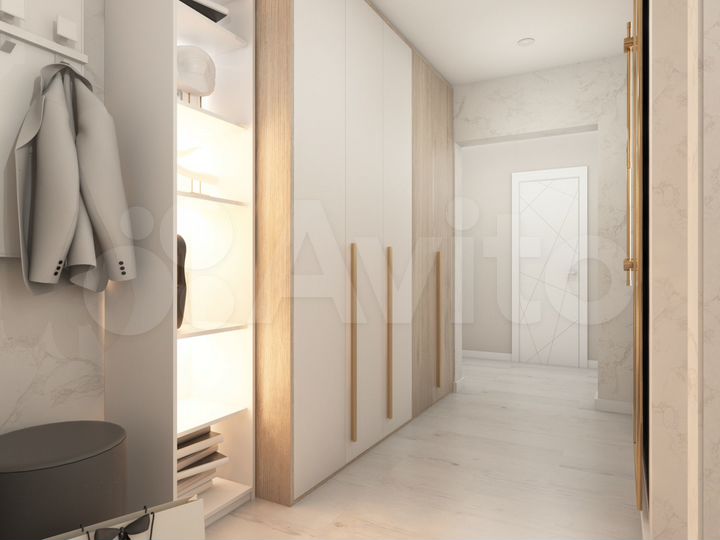 3-к. квартира, 77,7 м², 8/9 эт.