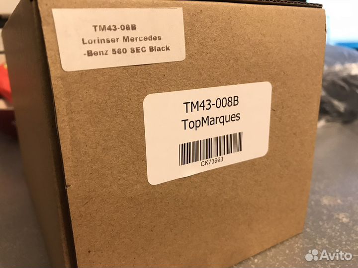 Мерседес 560sec lorinser TopMarques 1/43