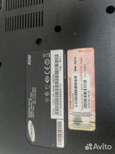 Ноутбук на запчасти, воторой ноут рабочий