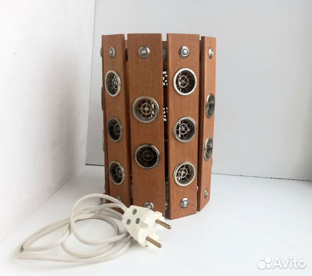 Лампа (Ночник) Деревянный Абажур СССР