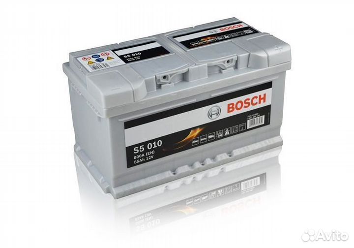 Аккумулятор bosch 85 А/ч S50 10 обр 315x175x175 EN
