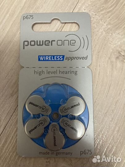 Батарейки powerone p675 (1,45 v)