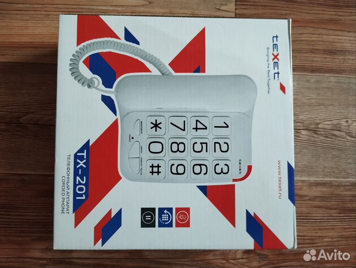 Стационарный телефон texet