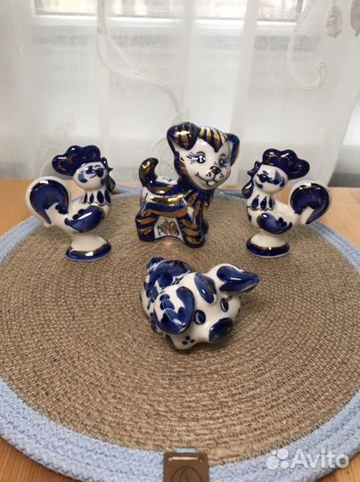 Статуэтки Гжель