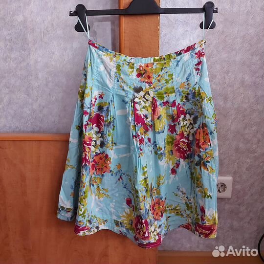 Юбки летние 44-46, хлопок, вискоза