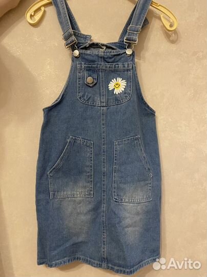 Джинсовый сарафан для девочки