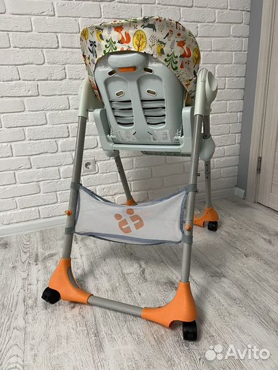 Стул для кормления chicco polly