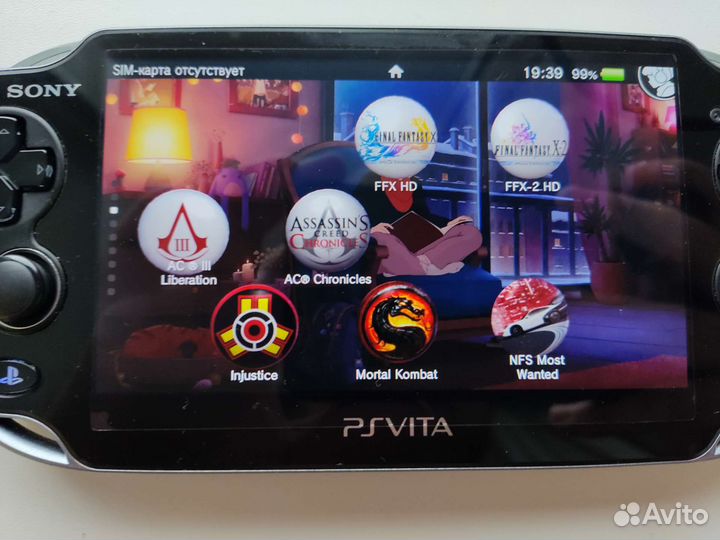 PS Vita fat 4+128гб прошитая