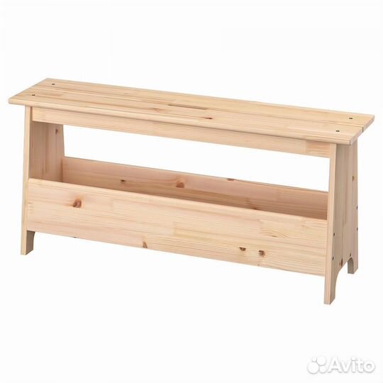 Скамья икея с отделением для хоанения