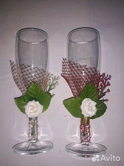 Бокалы свадебные