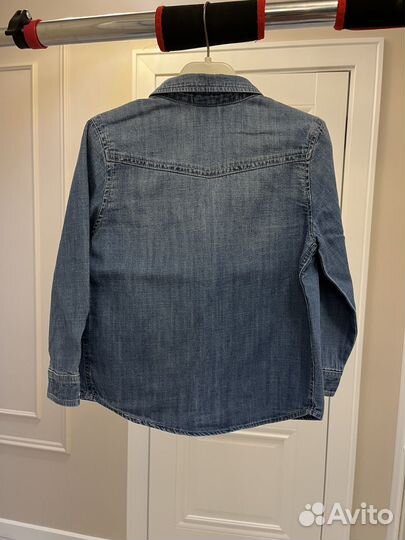 Джинсовая рубашка hm