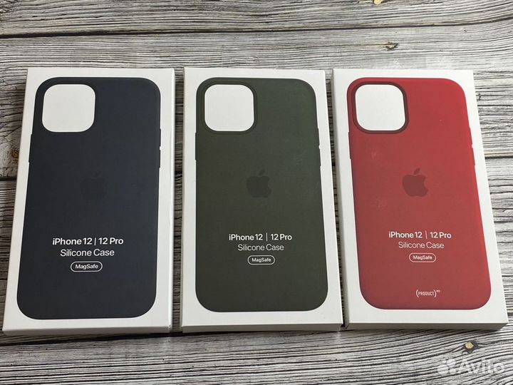 Стликоновые оригинальные чехлы для iPhone 12 с mag