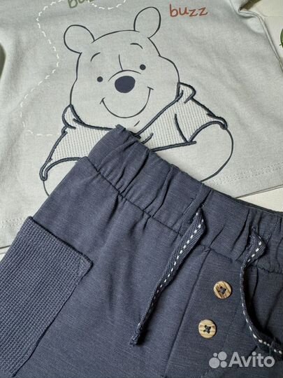 Футболка и шорты для мальчика C&A размер 56 и 62