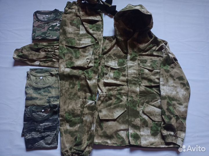 Костюм Горка-8, летний, премиум, мох и мультикам