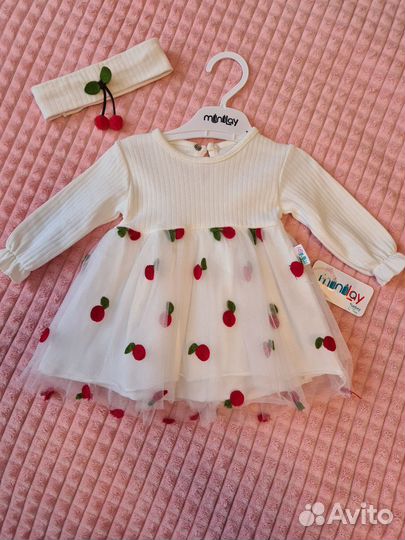 Платье на 3-5 мес