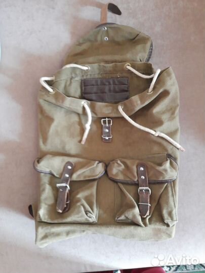 Рюкзак походный брезентовый