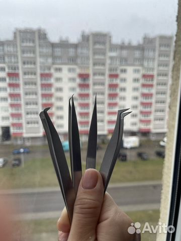 Пинцеты для наращивания ресниц