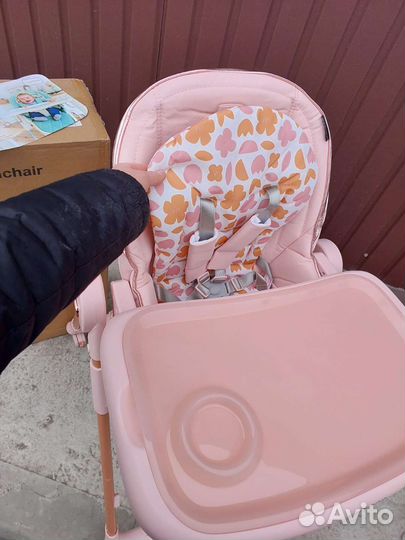 Стульчик для кормления Новый (нежно розовый)