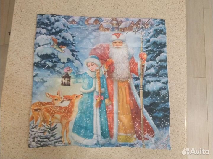 Продам 2 наволочки на подушечки новогодние новые