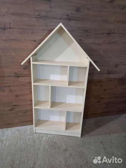Детский стеллаж домик