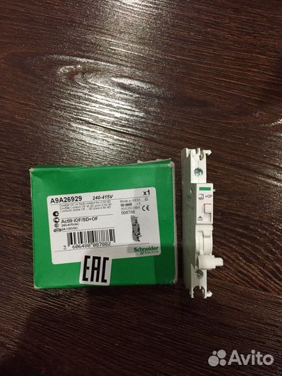 A9A26929; Контакт состояния Schneider Electric