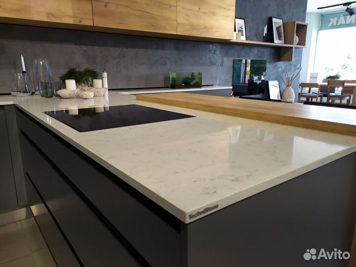 Столешница из искусственного камня (акрил, кварц)